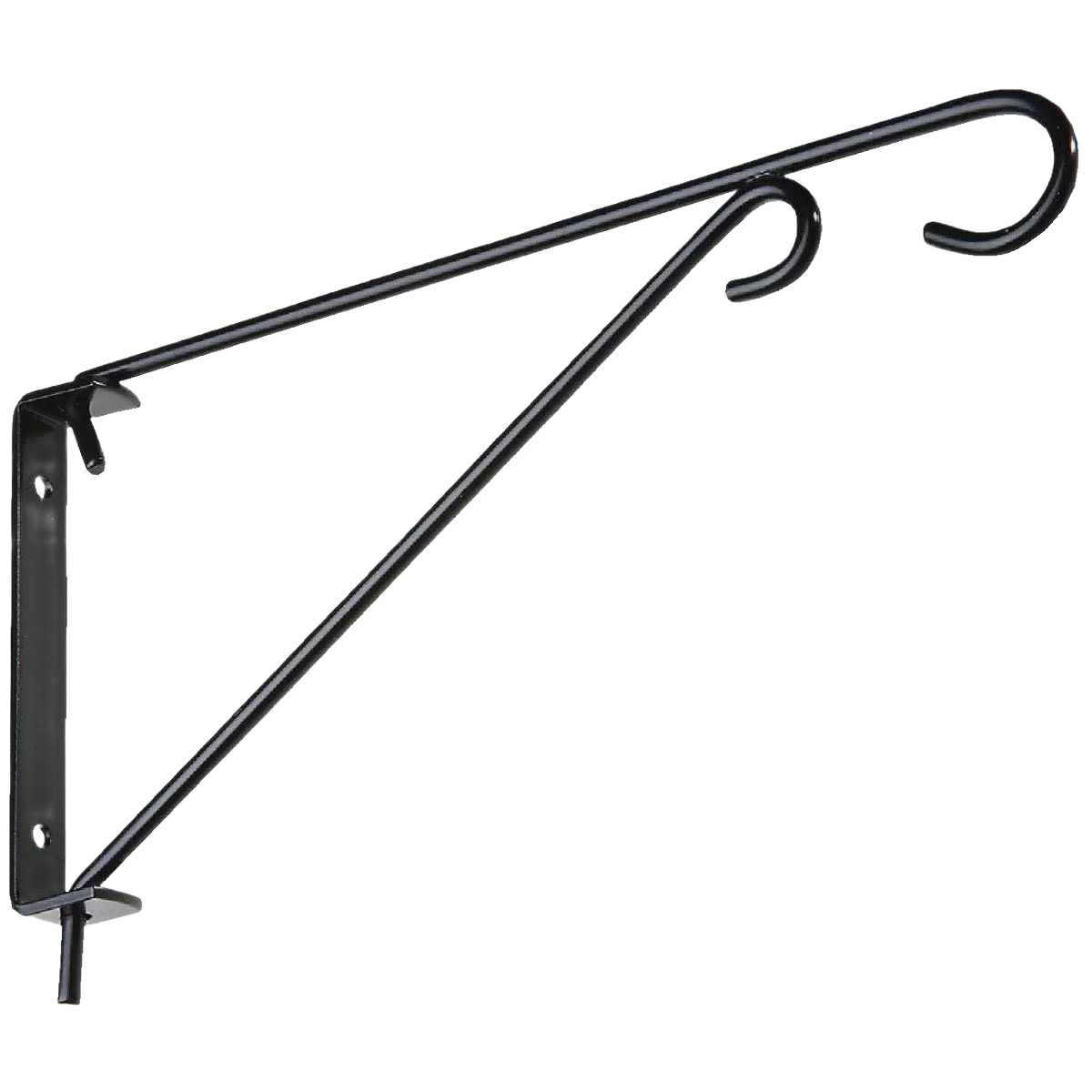 Trusted National Hardware 9 Black Steel Swivel Hanging Plant Bracket Authentic