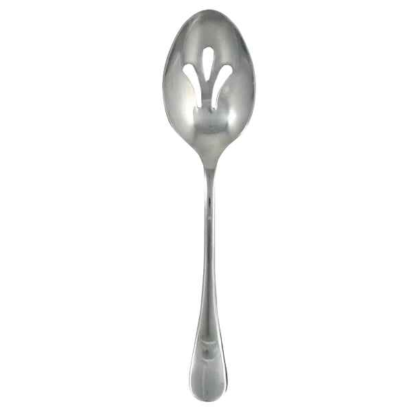 Smooth Ginkgo Pierced Serving Spoon Luxury