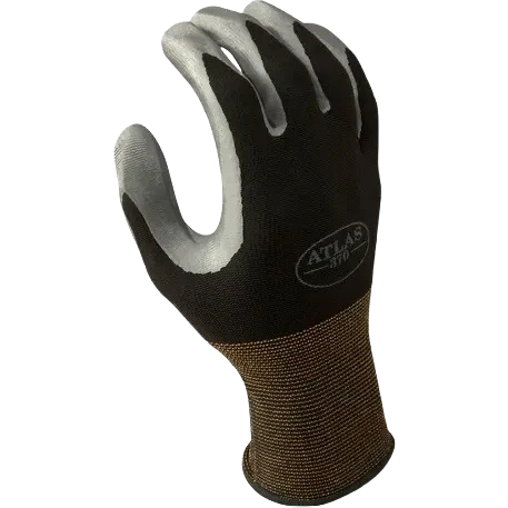 Carefully Designed Showa Atlas Men’s Medium Gray Nitrile Coated Outdoor Work Gloves User-Friendly