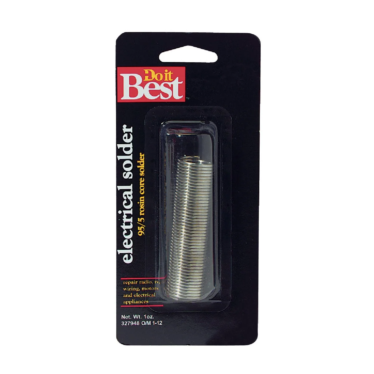 Functional Do it Rosin 95 Percent Tin 5 Percent Antimony Lead- Solder 1 oz. Flexible