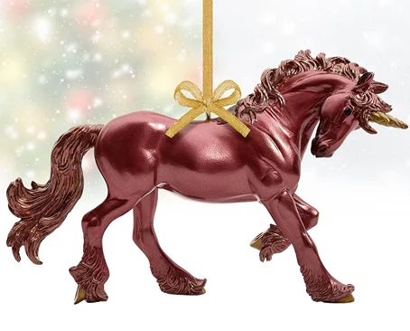 Casual Breyer Scarlet Holiday 2024 Unicorn Ornament Trusted