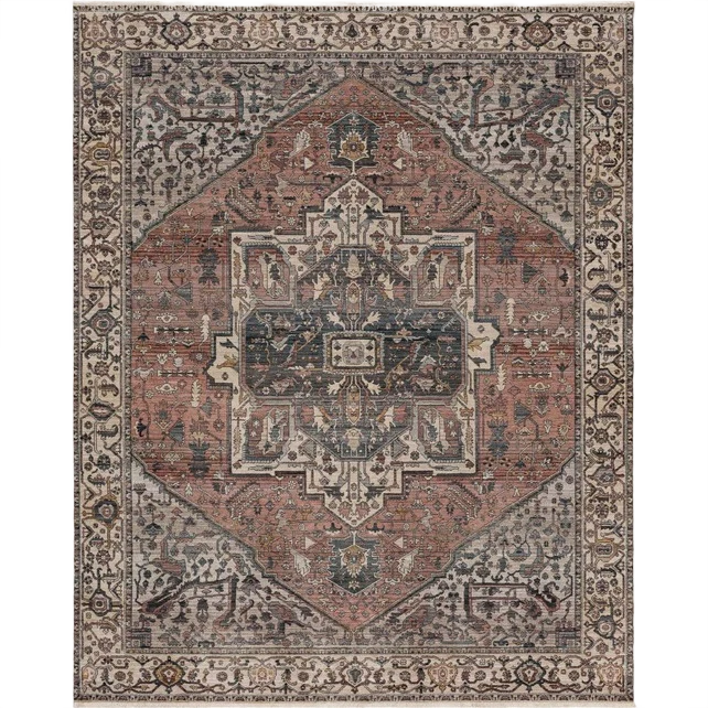 Superior Karastan Echo Angelino Pudra Rug 7'10 x 10'3 Excellent