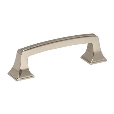 Convenient Amerock Mulholland 3 Center-to-Center Polished Nickel Cabinet Pull Professional