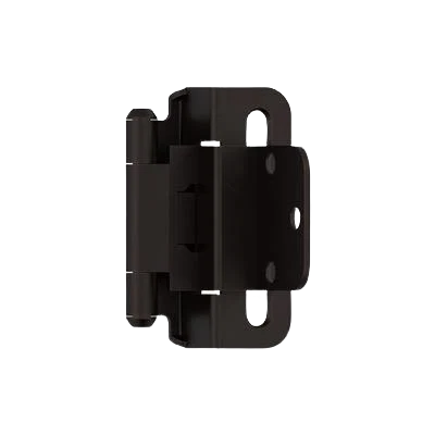 Environmentally Friendly Amerock 3 8 Inset Self-Closing Partial Wrap Oil-Rubbed Bronze Cabinet Hinge Reusable