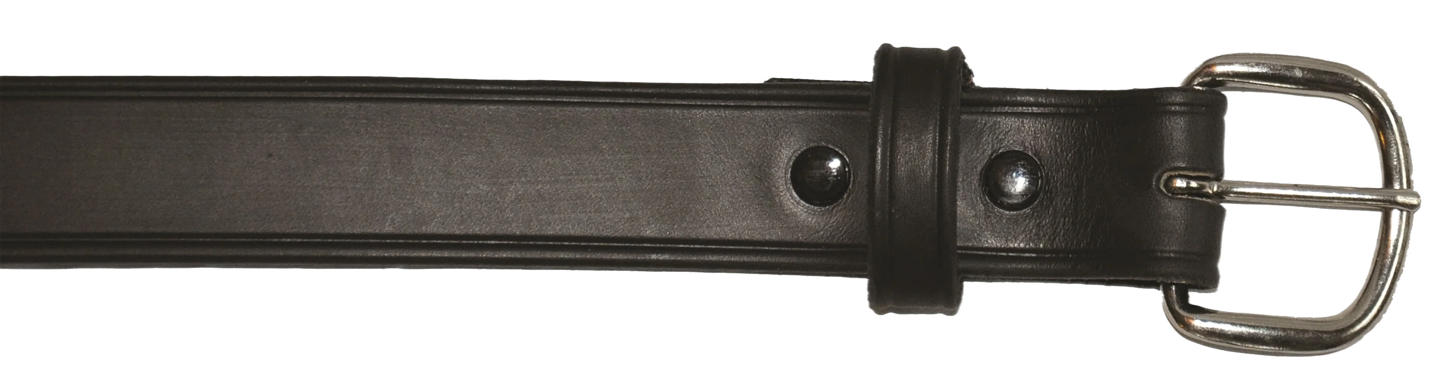High-End P B Harness 38 Black Dress Belt Green