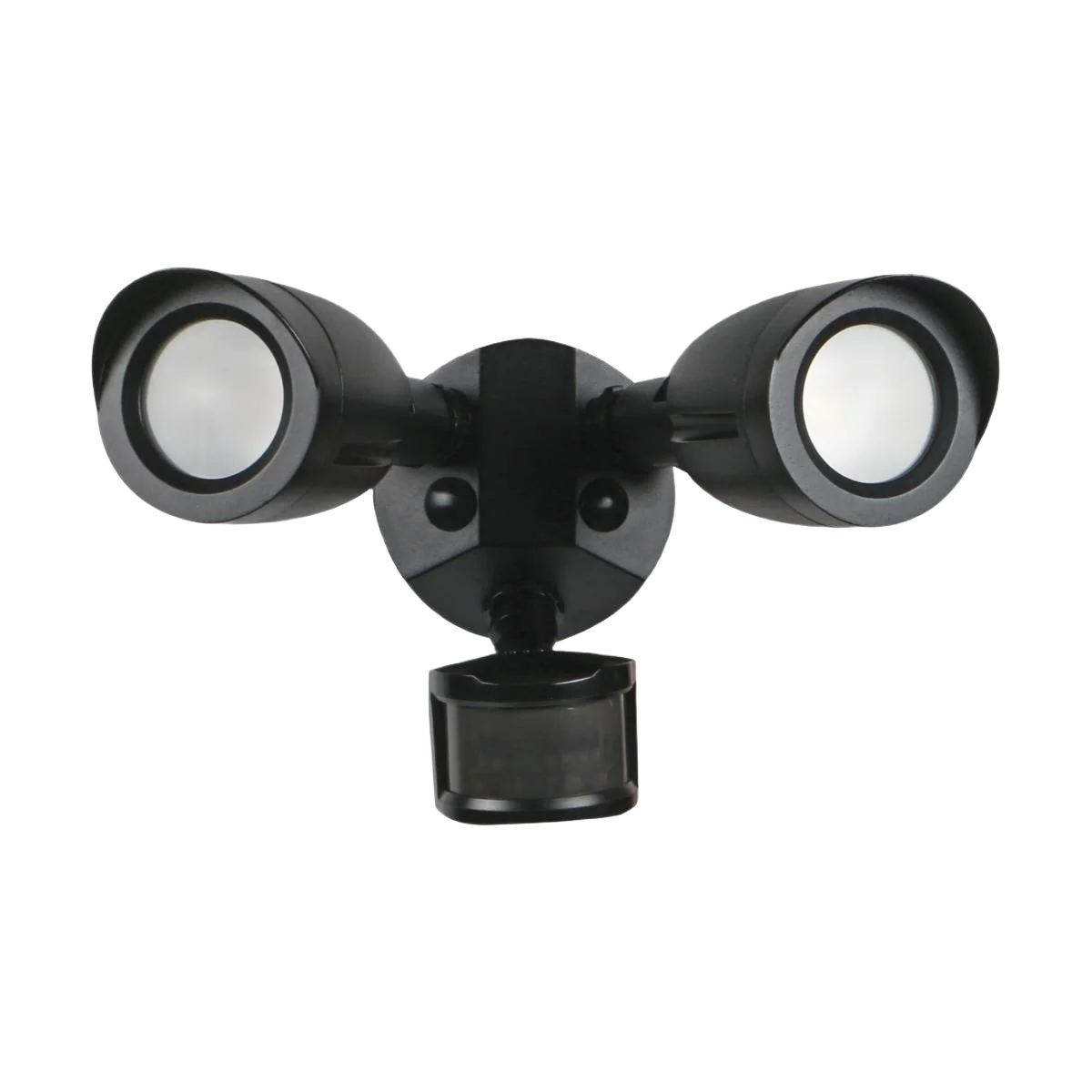Verified Satco Black LED 2 Bullet Head Motion Sensor Security Light Artisan