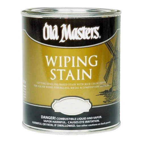 Elegant Old Masters Golden Oak Oil Base Wiping Stain 1 Quart Sophisticated