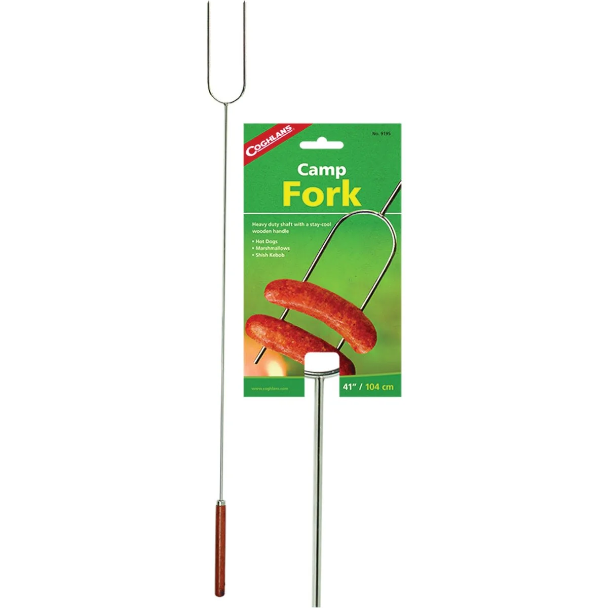 Efficient Coghlan’s Chrome-Plated Steel Camp Fork 41 in. Genuine