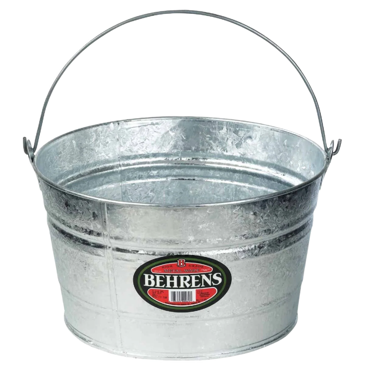 Elite Behrens Galvanized Hot-Dipped Steel Pail 4.25 Gallon Selected