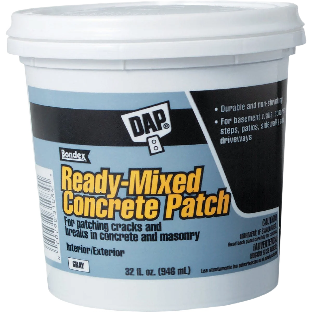 Innovative DAP Gray Ready-Mixed Concrete Patch Quart Reusable