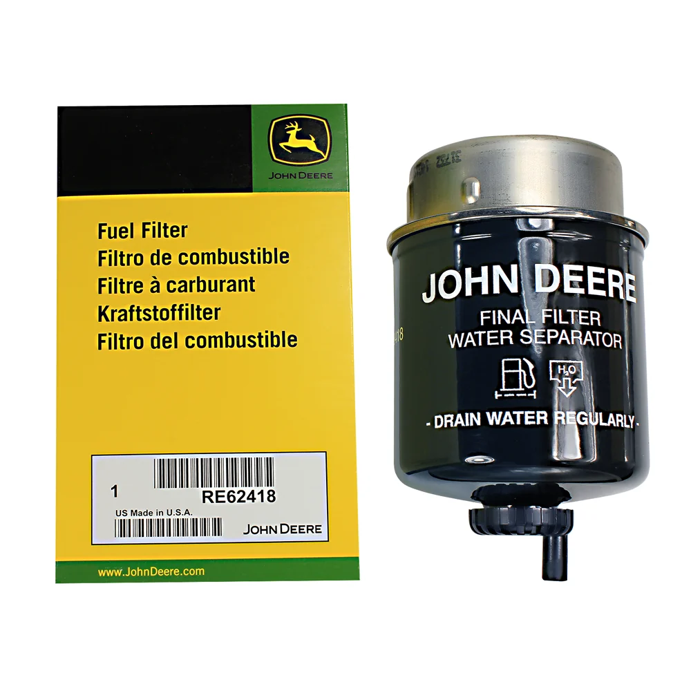Eco-Friendly John Deere RE62418 Spin On Fuel Filter Solid