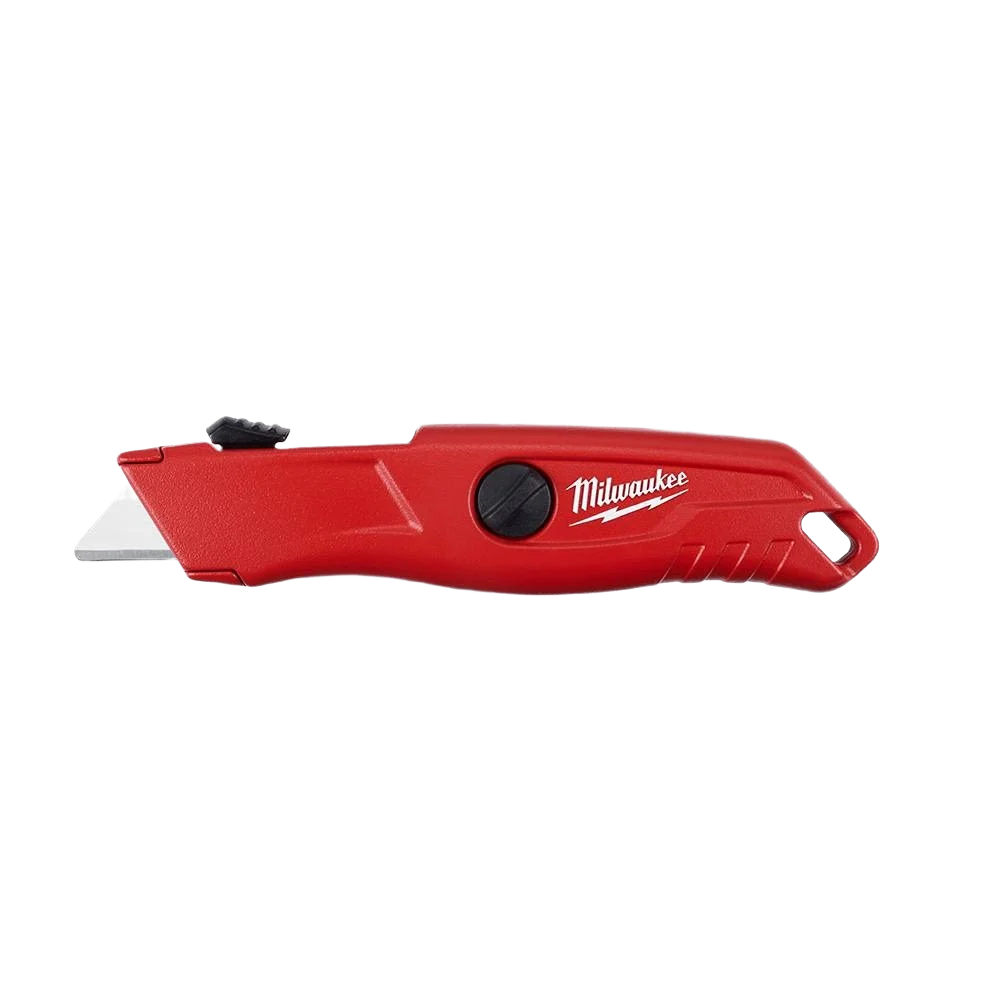 Solid Milwaukee Self-Retracting Utility Knife High-Performance