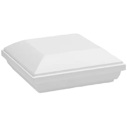 Verified TimberTech RadianceRail Composite 4 x 4 Matte White Post Cap Expertly Made