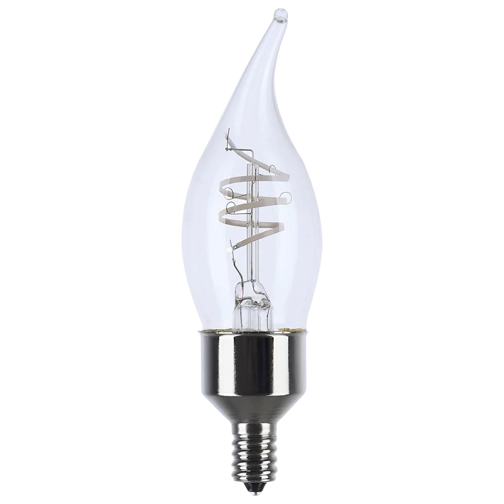 Next-Generation Satco 4 Watt LED CA11 Reminiscent Candelabra Base Lamp Classic