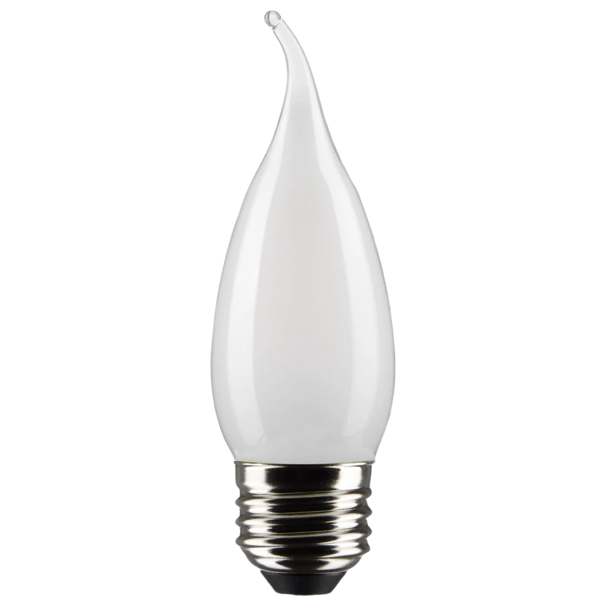 Secure Satco 4 Watt CA10 LED Frost Warm White Medium Light Bulb Prestigious