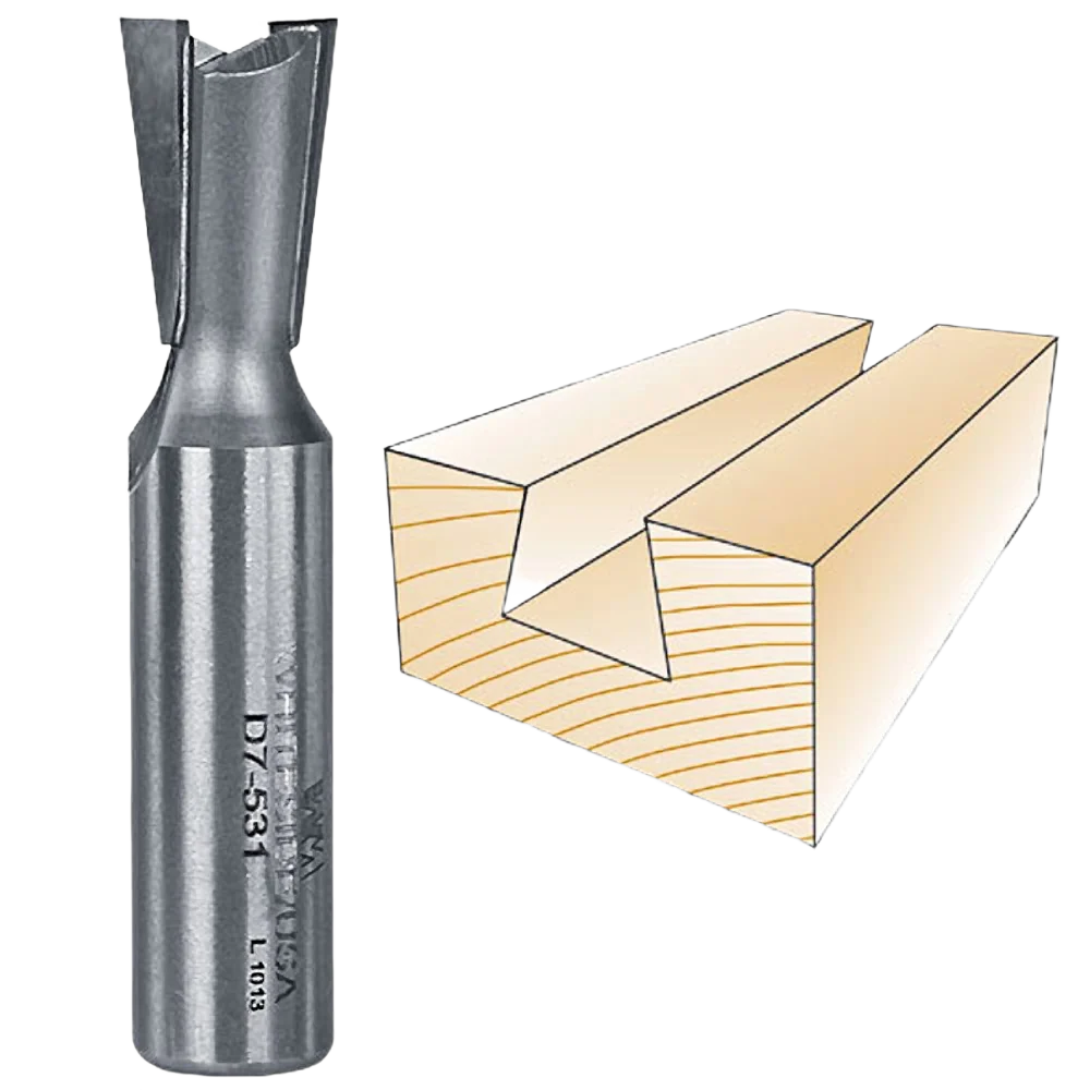 Eco-Friendly Whiteside Porter-Cable Dovetail Bit 1 2 in. SH x 17 32 in. LD x 7 deg. Secure