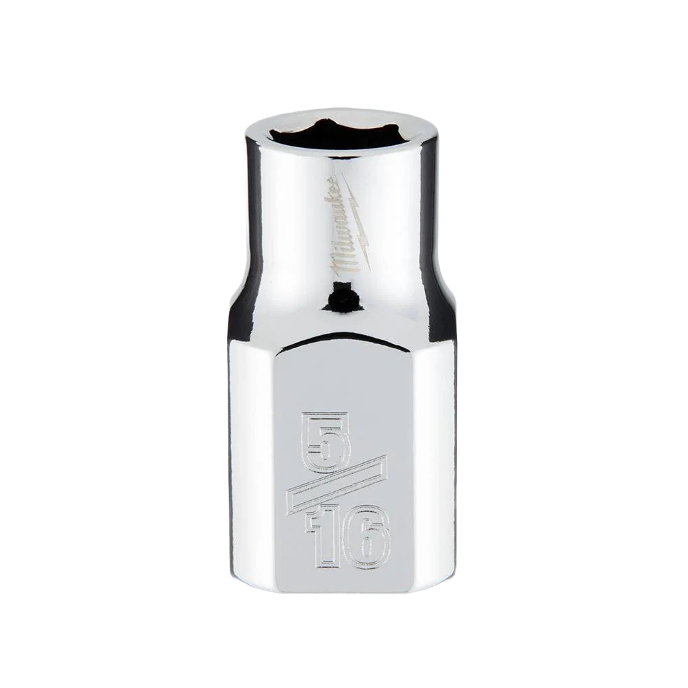 Stylish Milwaukee 3 8 Drive 5 16 Standard Socket w FOUR FLAT™ Sides Recyclable