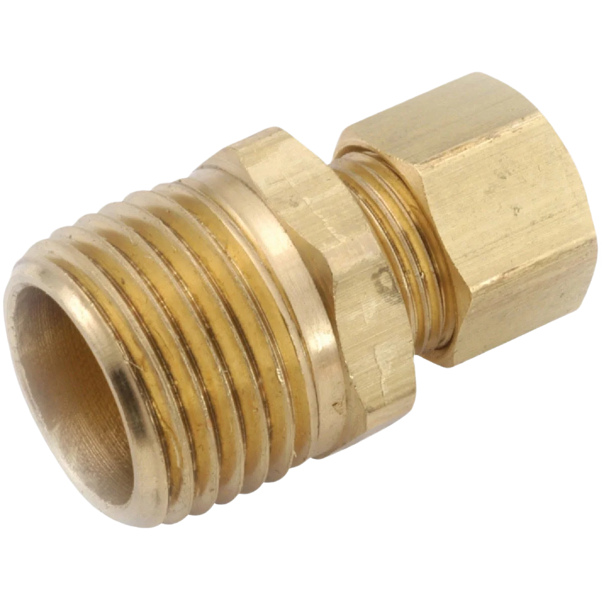 Selected Anderson Metals Male Union Compression Adapter 1 4 In. x 1 4 In. Natural