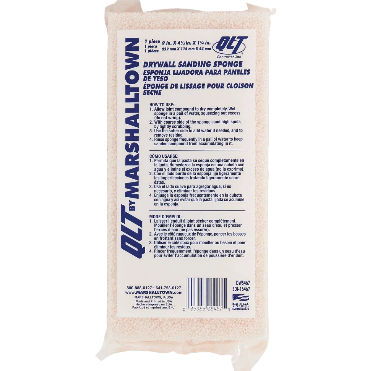 Prestigious Marshalltown QLT Drywall Sponge Luxury