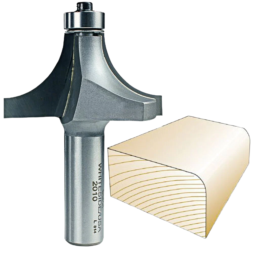 Recyclable Whiteside 2010 Roundover Bit 1 2 in. SH x 3 4 in. R Stylish