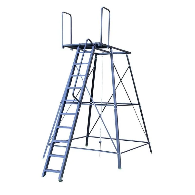 High-Grade Redneck Blinds Powder Coated Tower Stand 10 ft. Smart