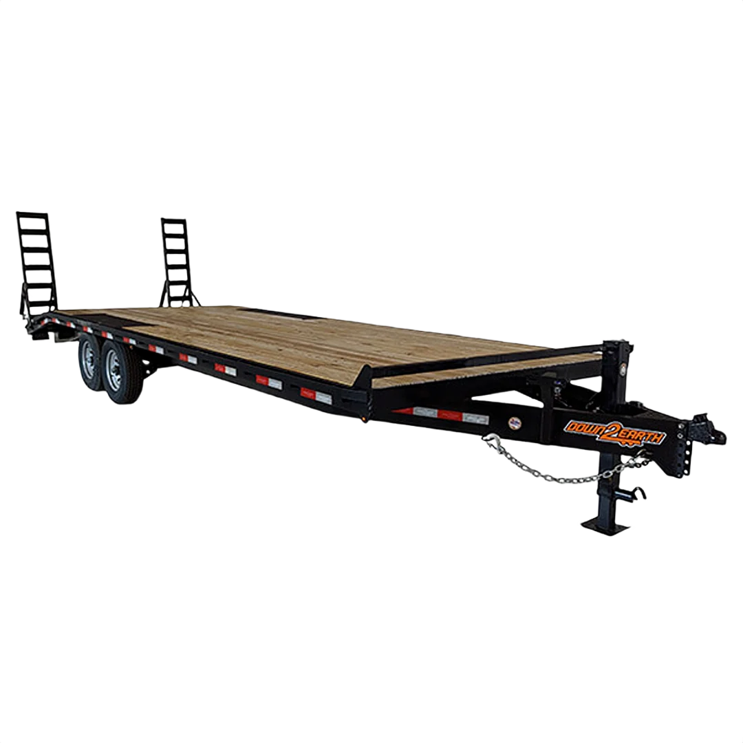 Top-Quality Down 2 Earth 102 x 24′ Deckover 7K GVWR Trailer Easy-to-Use
