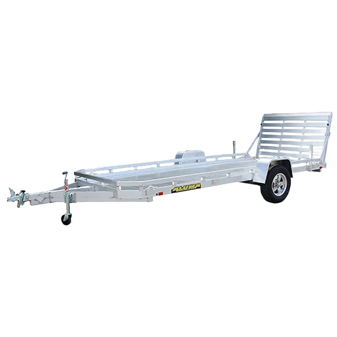 Selected Aluma 7814S Utility Trailer w Bi-Fold Tailgate Prestigious