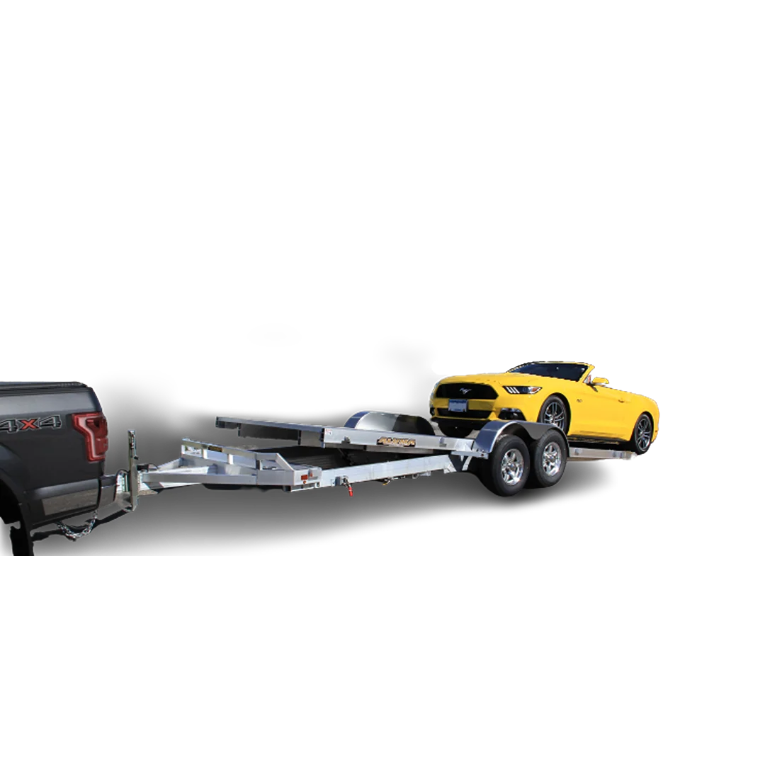 Fine Aluma 8216 Tilt Tandem Car Hauler Trailer Exclusive