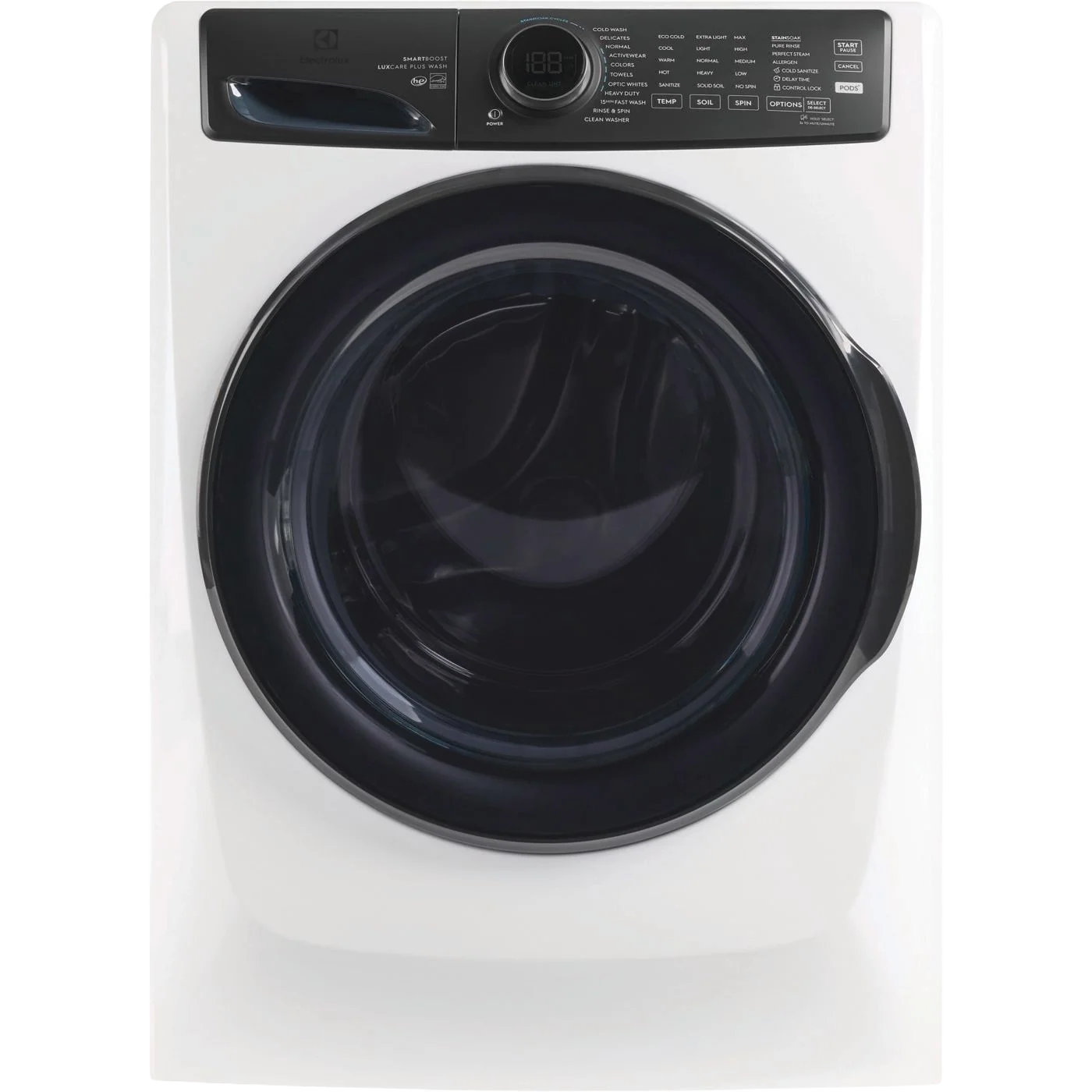 Trusted Front Load Steam™ Washer with LuxCare® Plus Wash and SmartBoost® – 4.5 Cu. Ft. Organic