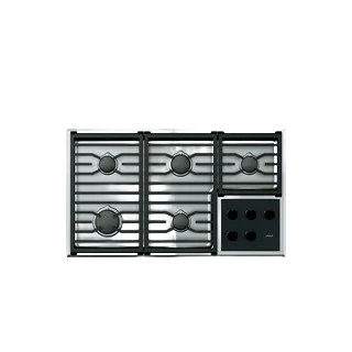 Recyclable Wolf 36 Five Burner Transitional Natural Gas Cooktop Genuine