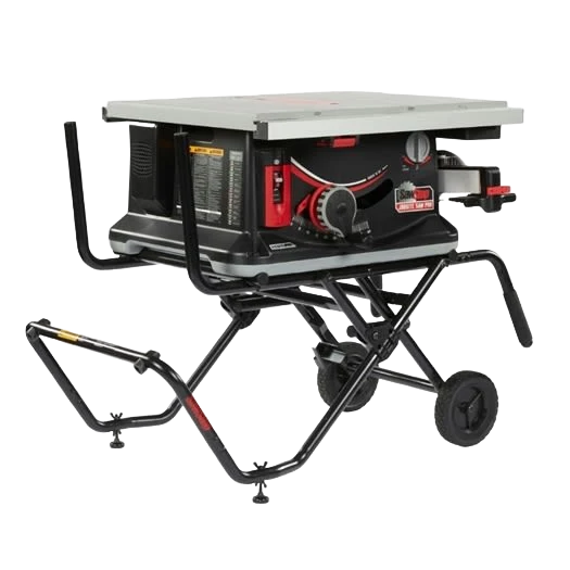 Exceptional SawStop Jobsite Saw PRO with Mobile Cart Assembly Organic