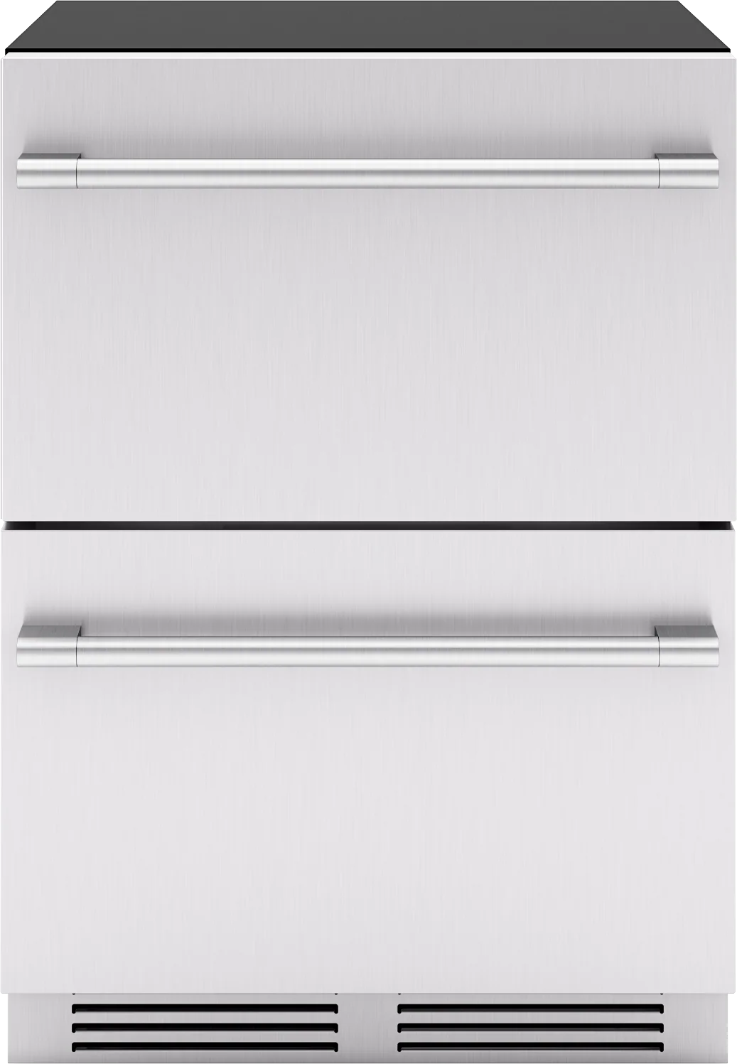 Lightweight Presrv Refrigerator Drawers 24in Compact SS 2 Zone Premium Material