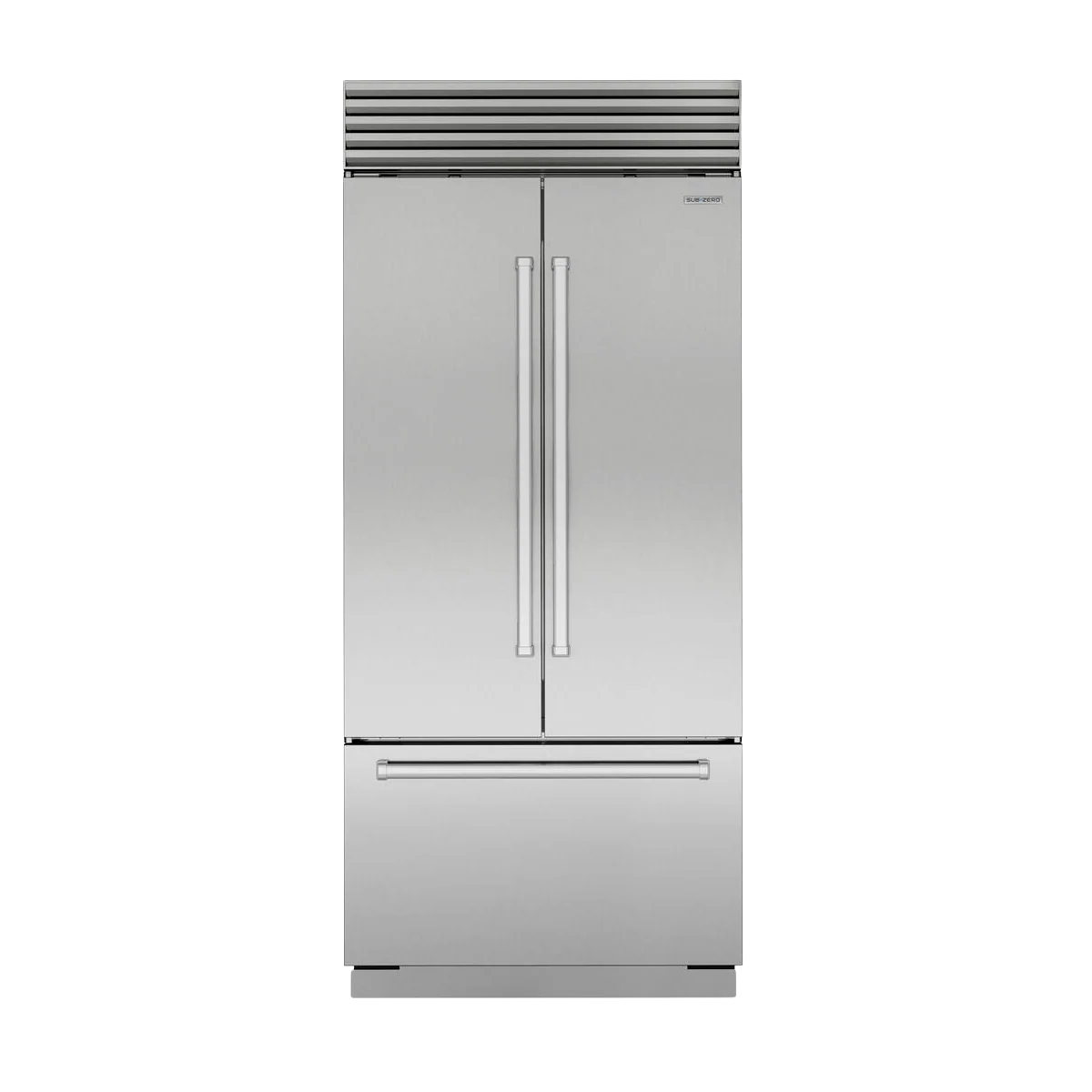Innovative Sub-Zero 36 Refrigerator zer With French Doors Detailed
