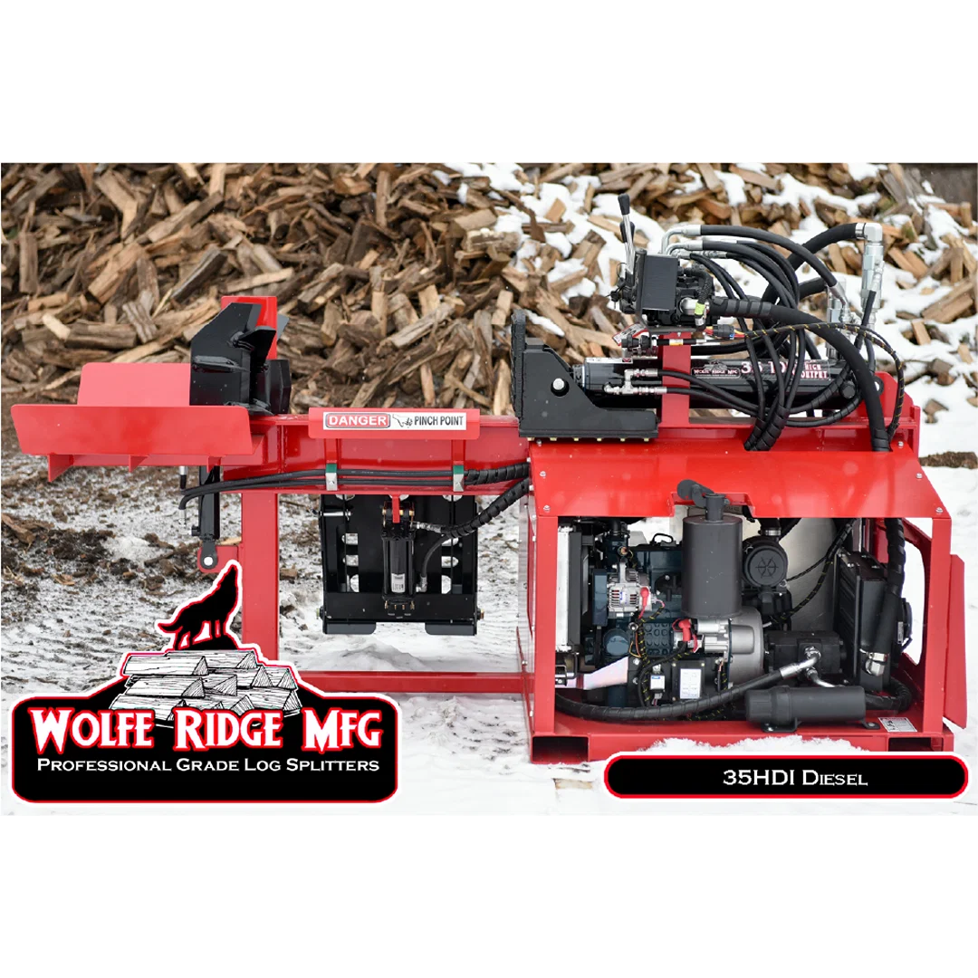 Elegant Wolfe Ridge 28 Ton Heavy-Duty Industrial Log Splitter Official