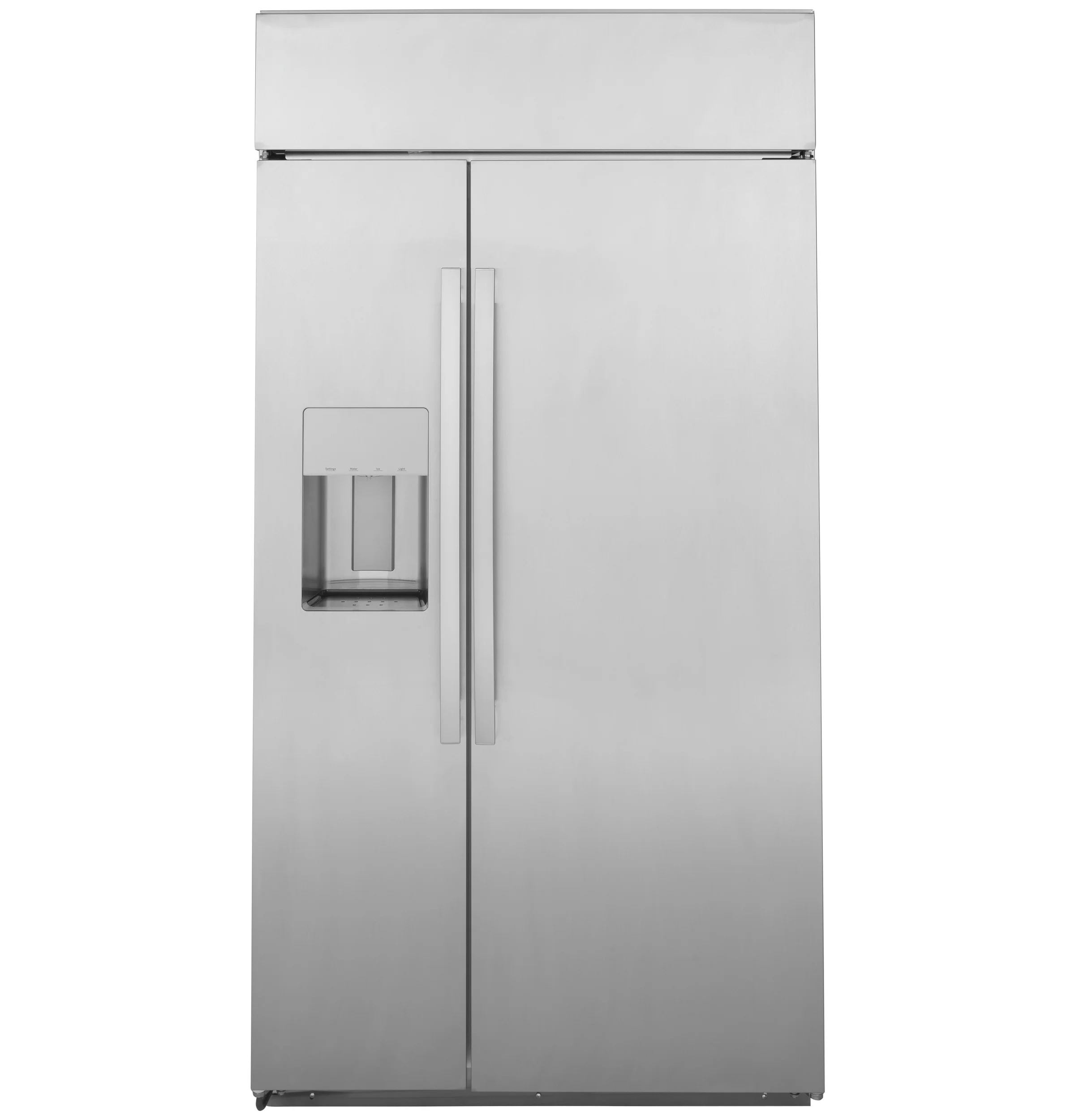 Stylish GE Profile™ Series 48 Smart Built-In Side-by-Side Refrigerator with Dispenser Next-Generation