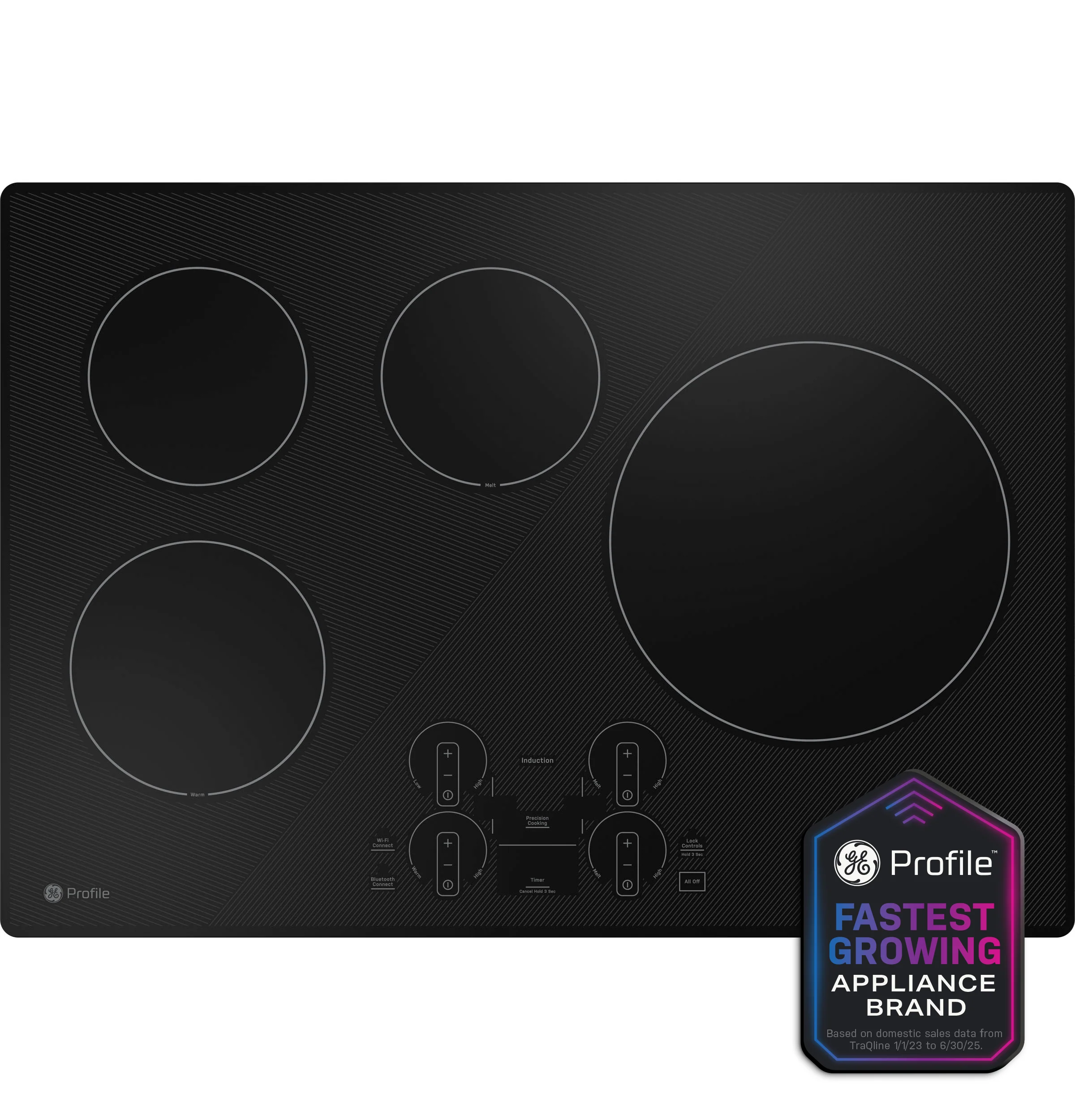 Efficient GE Profile™ ENERGY STAR® 30 Built-In Touch Control Induction Cooktop Top-Quality