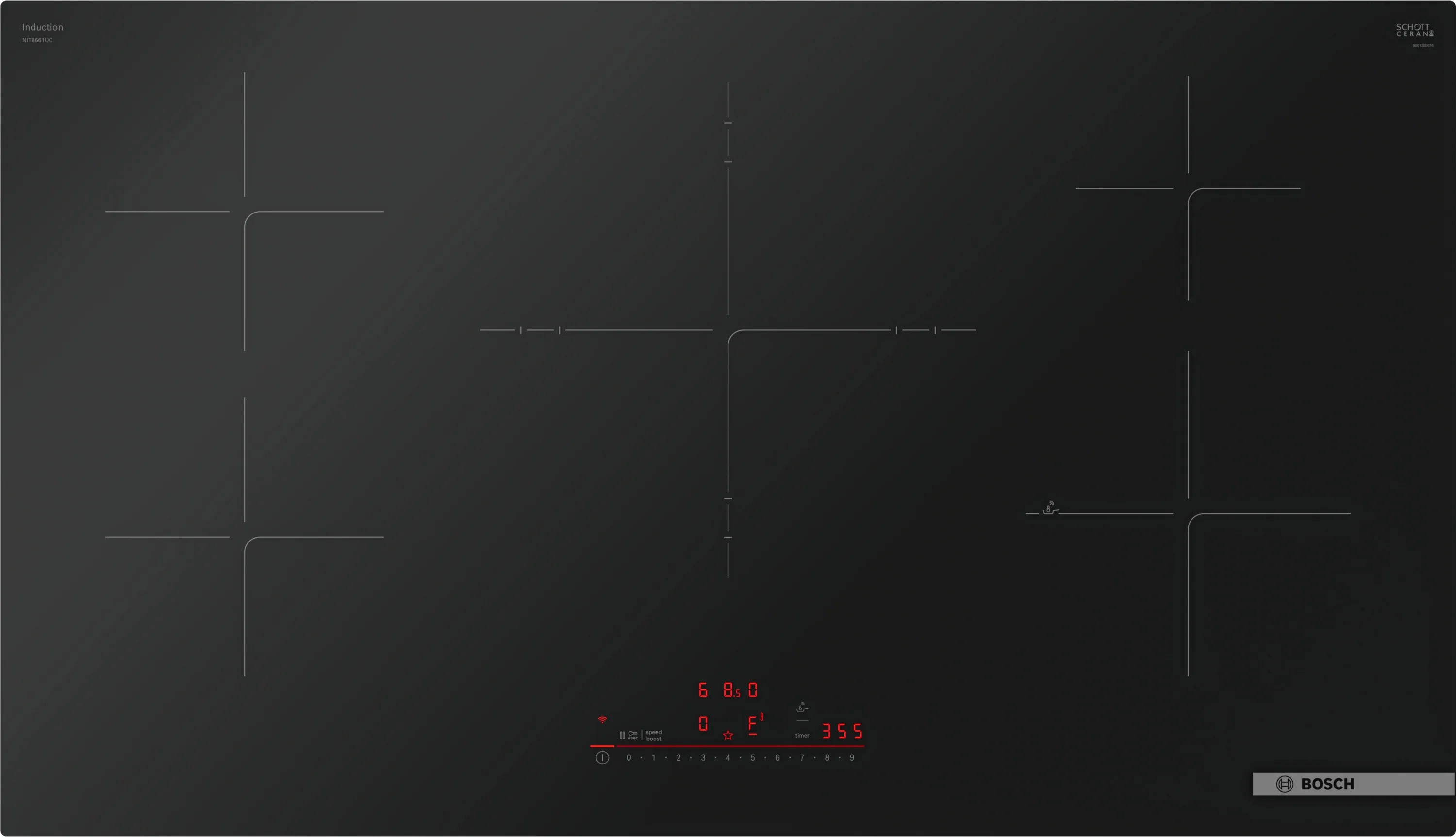 Effective 800 Series Induction Cooktop 36” Without Frame Trusted