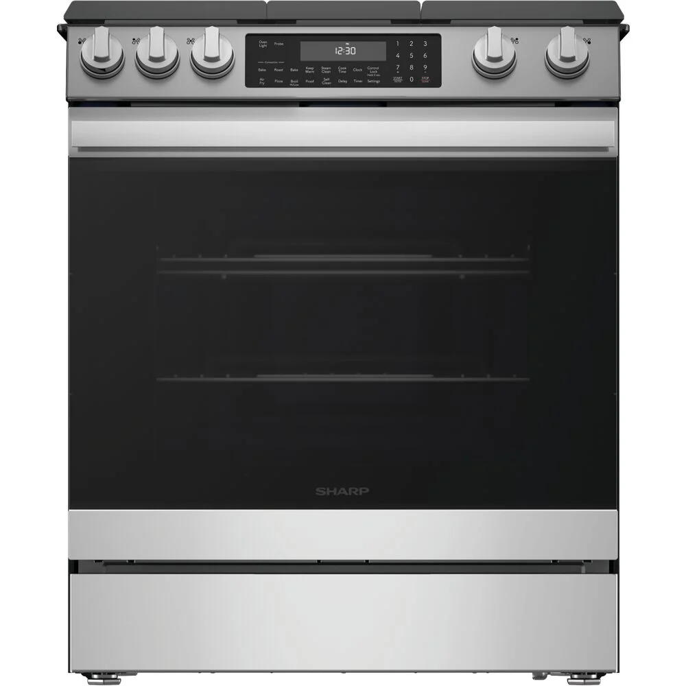 Luxury 6.1 CF 30 Gas Slide-In Range Convection AirFry Fine