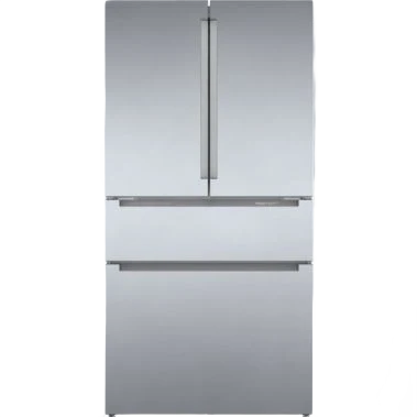 Carefully Designed 800 Series French Door Bottom Mount Refrigerator 36” Stainless Steel Expertly Made