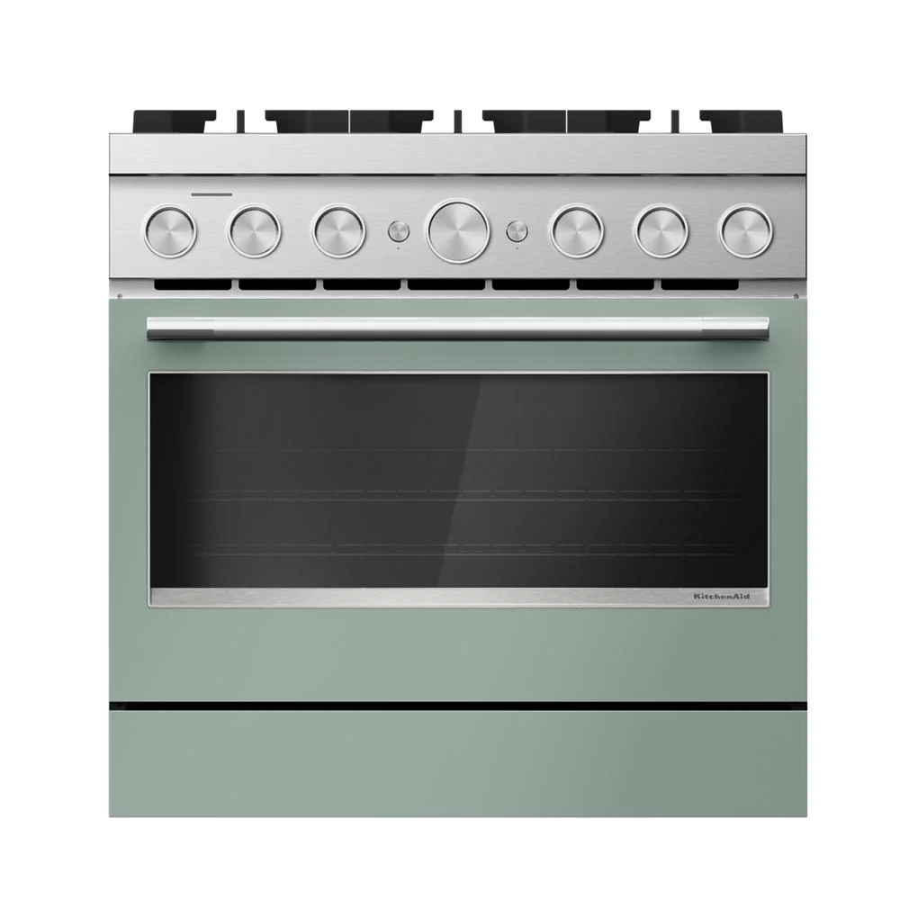Exclusive 36-Inch 6 Burner Commercial-Style Dual Fuel Range with No Preheat Air Fry Mode World-Class