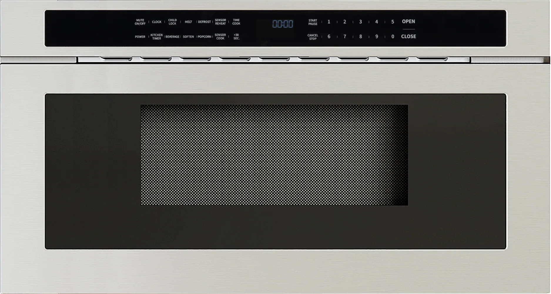 Comfortable Microwave Drawer 30in Built-In SS 1.2cf High-End