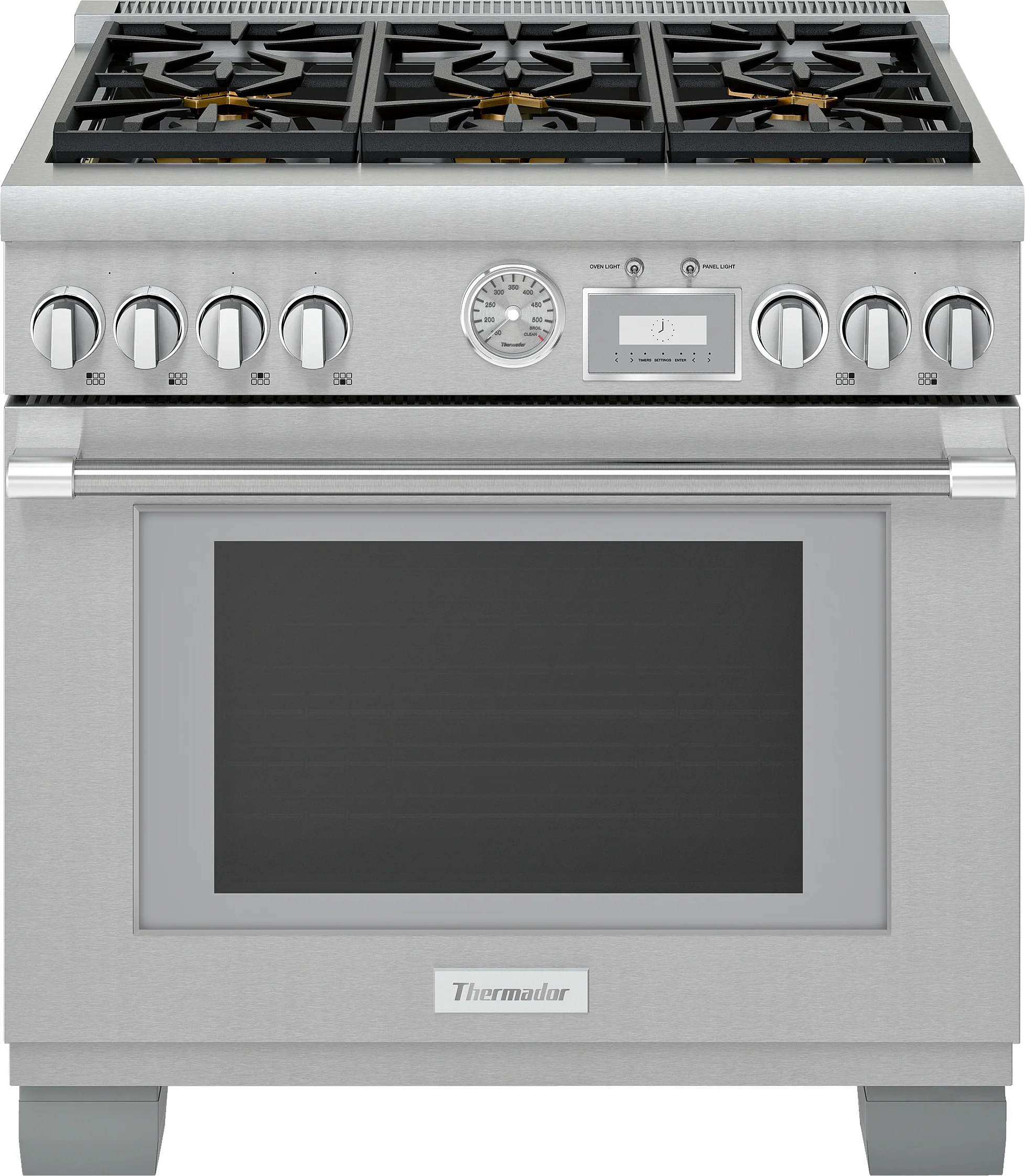 Durable Dual Fuel Professional Range 36” Pro Grand® Commercial Depth Stainless Steel Innovative