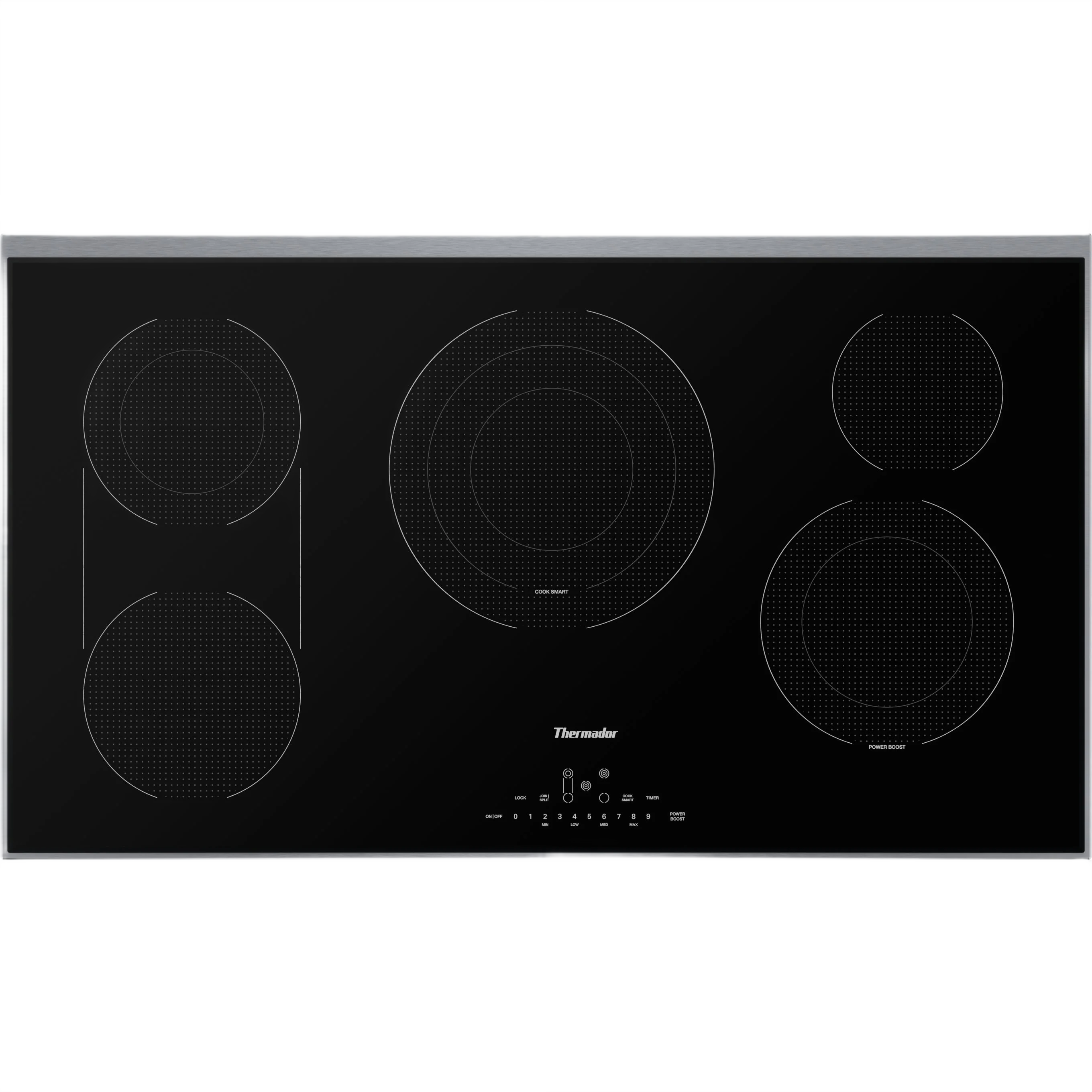 Elite Touch Control Electric Cooktop 36 surface mount with frame Superior