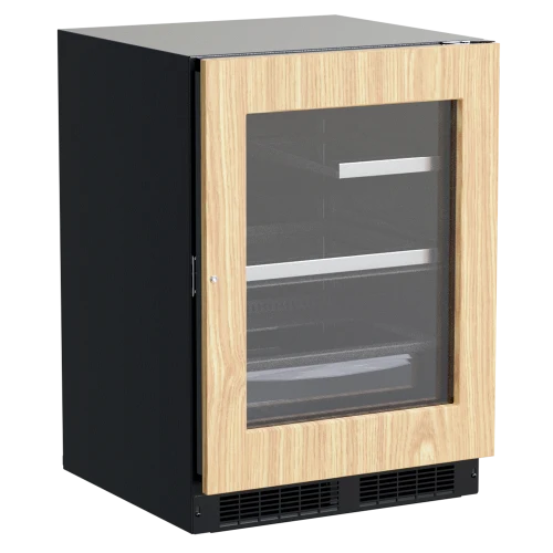 Solid 24-IN PROFESSIONAL BUILT-IN REFRIGERATOR WITH 3-IN-1 CONVERTIBLE SHELF MAXSTORE BIN AND REVERSIBLE HINGE Professional