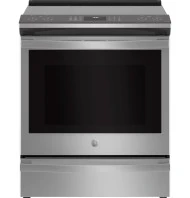 Fashionable GE Profile™ ENERGY STAR® 30 Smart Slide-In Fingerprint Resistant Front-Control Induction and Convection Range with No Preheat Air Fry Dependable