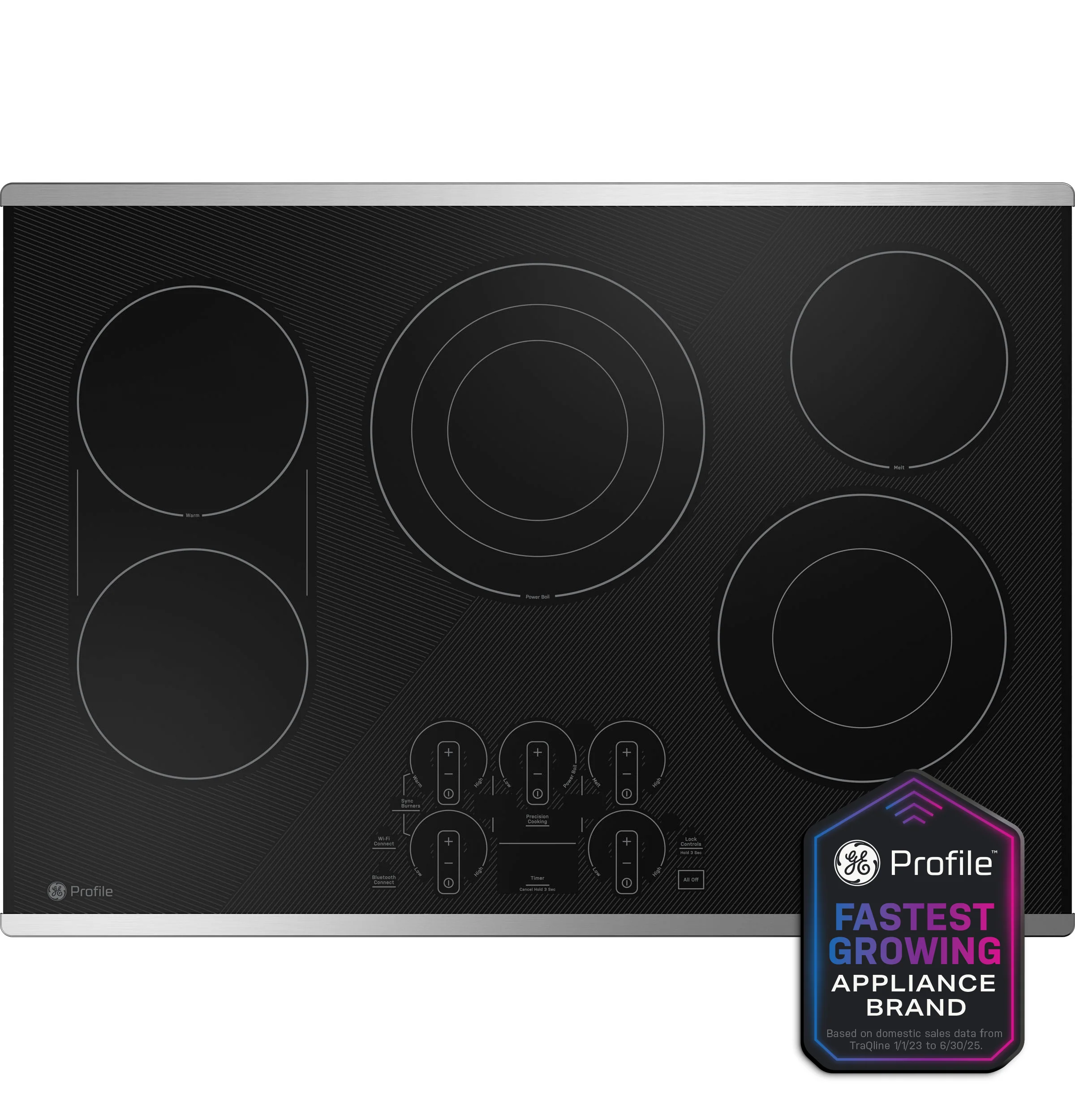 Original Design GE Profile™ 30 Built-In Touch Control Electric Cooktop Minimalist