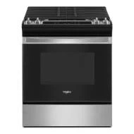 Durable 5.0 Cu. Ft. Whirlpool® Gas Range with Frozen Bake™ Technology Effective