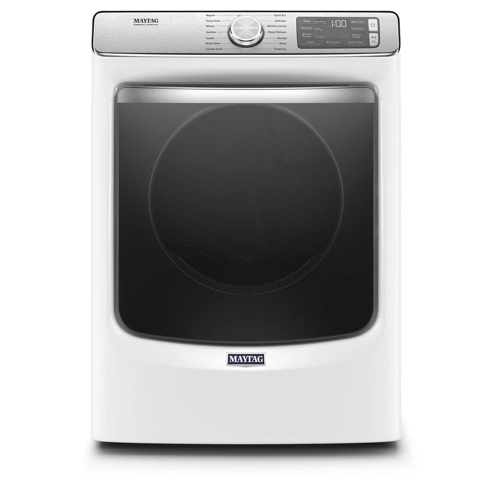 High-Grade Smart Front Load Electric Dryer with Extra Power and Advanced Moisture Sensing Plus – 7.3 cu. ft. Lightweight