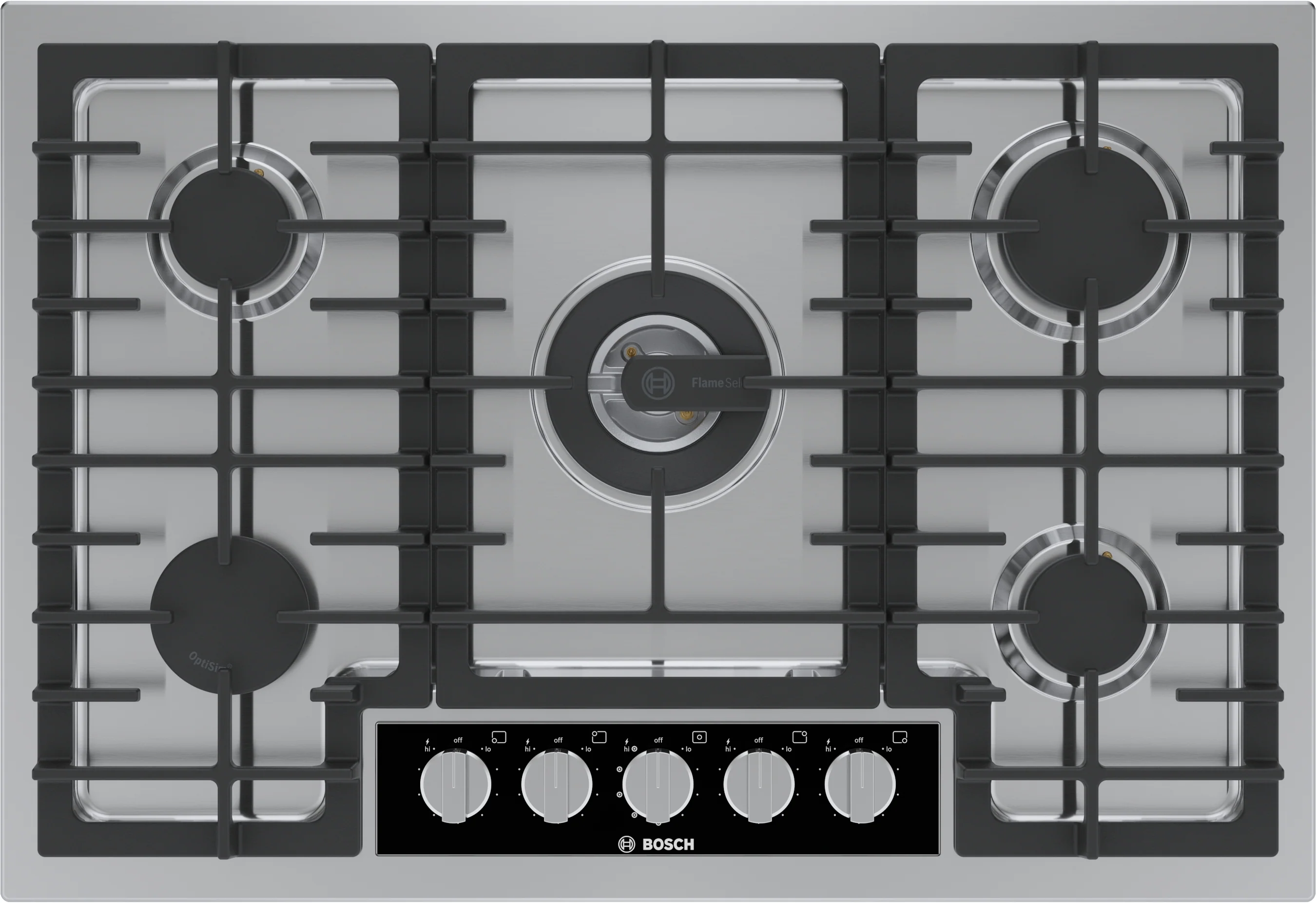 Clean Benchmark™ Gas Cooktop 30” Stainless steel Soft