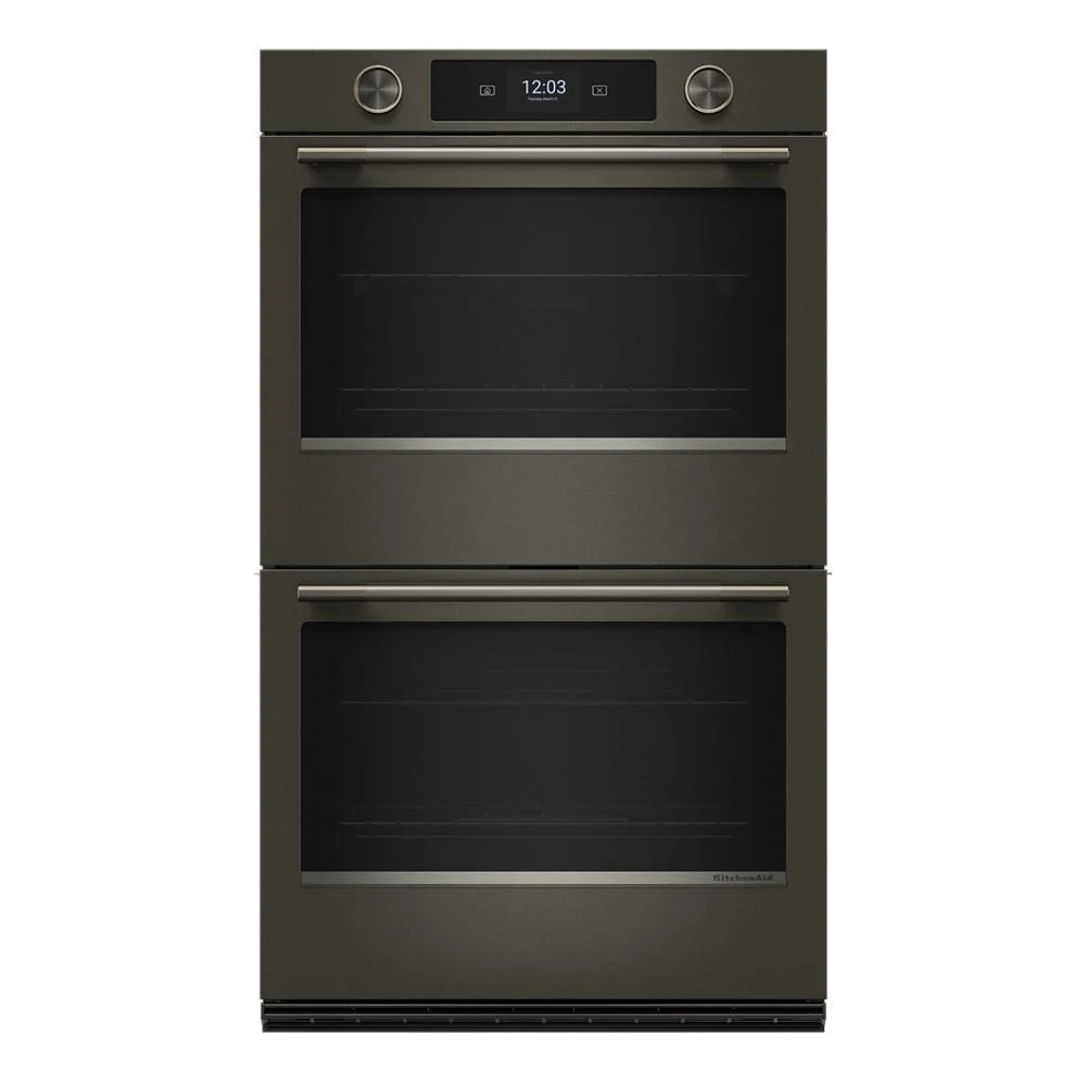 Selected 30-inch Smart Electric Double Wall Oven with Assisted Cooking Modes – Black Ore Fashionable